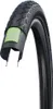 A close-up, cutaway view of a bicycle tire and inner tube. Produktbild-Vorschau
