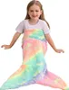 100 x 43 cm Meerjungfrauenschwanz-Decke für Kinder 2-8 Produktbild-Vorschau 1
