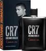 A product shot of Cristiano Ronaldo CR7 Game On Eau de Toilette for men, featuring the perfume bottle and its packaging. Produktbild-Vorschau