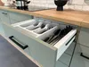 Besteckeinsatz für 50 cm Schubkästen - Weiß Kunststoff Produktbild-Vorschau 4