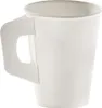 400x Henkelbecher Kaffeebecher weiß Pappe beschichtet 180 Produktbild-Vorschau 1