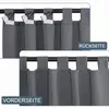 Outdoor Vorhänge Wasserdicht Blickdicht Sonnenschutz Produktbild-Vorschau 6