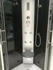 Interior view of a modern shower cabin with a hydromassage panel. Anteprima dell’immagine prodotto