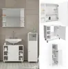 Badmöbel-Set Vicco Fynn Weiß 3 Teile, mit Midischrank, Produktbild-Vorschau 2