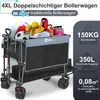 Sekey Bollerwagen Faltbar 4XL – Doppelstock 350L, Extra Produktbild-Vorschau 2