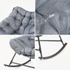 Korb-Schaukelstuhl 'Villeneuve' mit Kissen indoor outdoor Produktbild-Vorschau 11