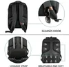 KROSER Sac à dos pour ordinateur portable 17,3 pouces Noir Voir les images du produit 6