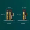 PCIe 3.0 x4 Adapter-Erweiterungskarte mit zwei zusätzlichen Produktbild-Vorschau 7