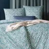 Estella Mako Jersey Bettwäsche 135x200 Tina cyan Produktbild-Vorschau 6
