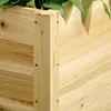 Outsunny Jardiniššre sur roulettes - jardiniššre Voir les images du produit 8