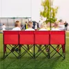 Yaheetech Campingbank tragbar 4er Sitzer, Sitzbank Produktbild-Vorschau 4