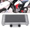 8-řadý chladič oleje pro motocykly, stříbrný, 125 ml, nízké Náhled obrázku produktu 9