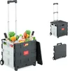 Relaxdays Einkaufstrolley, klappbar, Einkaufskorb mit Produktbild-Vorschau 1
