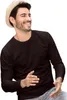Langärmeliges Herren-T-Shirt, 100% Baumwolle, unbedruckt, Produktbild-Vorschau 1