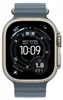 Apple Natural Titanium Finish Band Blu Fluoroelastomero, Anteprima dell’immagine prodotto 4
