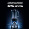 Potente frullatore a bicchiere Lehmann Senso 2000W in vetro Anteprima dell’immagine prodotto 16