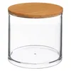 A clear plastic container with a bamboo lid, shown against a white background. Náhled obrázku produktu