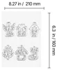 VEVOR Stanzformen, 10-tlg. Metall Stanzschablone Set, Produktbild-Vorschau 8