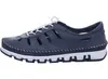 Gemini Damen Sneaker Leder Cutouts sportliche Schnürschuhe Produktbild-Vorschau 2