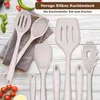 Silikon Küchenhelfer Set 8-teilig Hitzebeständig Khaki Produktbild-Vorschau 6