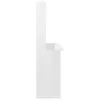vidaXL Schreibtisch mit Regalen Hochglanz-Weiß 110x45x157 Produktbild-Vorschau 5