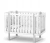 Lit bébé Veres Monaco (120x60 cm) - Blanc Gris Voir les images du produit 1