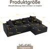 L-förmiges Ecksofa Modulares Sofa Knochenloses Sofa Produktbild-Vorschau 8