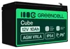 Green Cell Agm Vrla 12V 10Ah underhållsfritt batteri för Náhled obrázku produktu 11