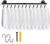 SWANEW 90cm Barre de penderie Porte-manteau pouvant Voir les images du produit 1