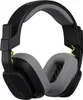 A black and gray gaming headset with yellow accents is shown against a white background. Produktbild-Vorschau
