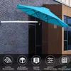 COSTWAY Parasol mural 250cm, Parasol mural basculant, Voir les images du produit 4