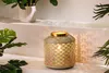 riess-ambiente Deko Windlicht CANDLELIGHT 20cm beige Metall Produktbild-Vorschau 2