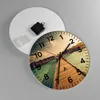 Wanduhr - Rund - Glasuhr - Malediven Ferienhäuser Wasser - Produktbild-Vorschau 2
