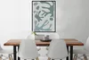 MuchoWow® Gerahmtes Poster Formen - Abstrakt - Grün 60x80 Produktbild-Vorschau 2