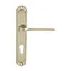 A product shot of a door handle set on a white background. Produktbild-Vorschau