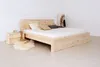 Doppelbett Amsterdam 200 x 200 cm Buche Nuss gebeizt und Produktbild-Vorschau 1