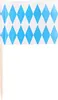 Papstar Deko Picker bandiere bianco blu 8cm 200 pezzi Anteprima dell’immagine prodotto 2