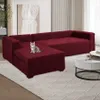 Dicke Sofabezug Ecksofa L Form Jacquard Stretch Sofa Produktbild-Vorschau 6