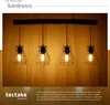 Lampes suspendues WOODY poutre en bois et 4 ampoules 40 W - Voir les images du produit 5