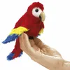 Folkmanis Fingerpuppe Papagei 18 cm rot Kuscheltier Produktbild-Vorschau 3