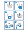 Diagram showing how to use a water filter pitcher. Náhľad obrázku produktu