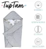 TupTam Baby Winter Einschlagdecke Babydecke 75x75cm für Produktbild-Vorschau 3