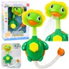 Badespielzeug Schildkröte mit Fischbrunnen-Duschsaugnäpfen Produktbild-Vorschau 1