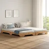 Stapelbett 2er Set Gästebett RONNY Einzelbett Stapelliege Produktbild-Vorschau 3