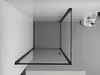 Mexen Exo cabina doccia a battente 90 x 90 cm, trasparente, Anteprima dell’immagine prodotto 3