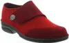 Berkemann Jarla, Damen-Hausschuh, rot Patch, Filz, Klettv., Produktbild-Vorschau 2