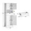 BEALIFE Hoge badkamerkast 60x30x170 cm | Met 4 deuren, Productafbeelding-voorbeeld 4