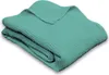Coperta in piqué di cotone petrolio 75 x 120 cm Anteprima dell’immagine prodotto 3