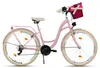 MILORD Damenfahrrad Citybike Komfort Mit Metallkorb Produktbild-Vorschau 2