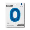 Palloncino gonfiabile numero 0 blu 102 cm extra large Anteprima dell’immagine prodotto 4